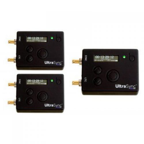 Three UltraSync ONE timecode generator receiver units for a discounted price